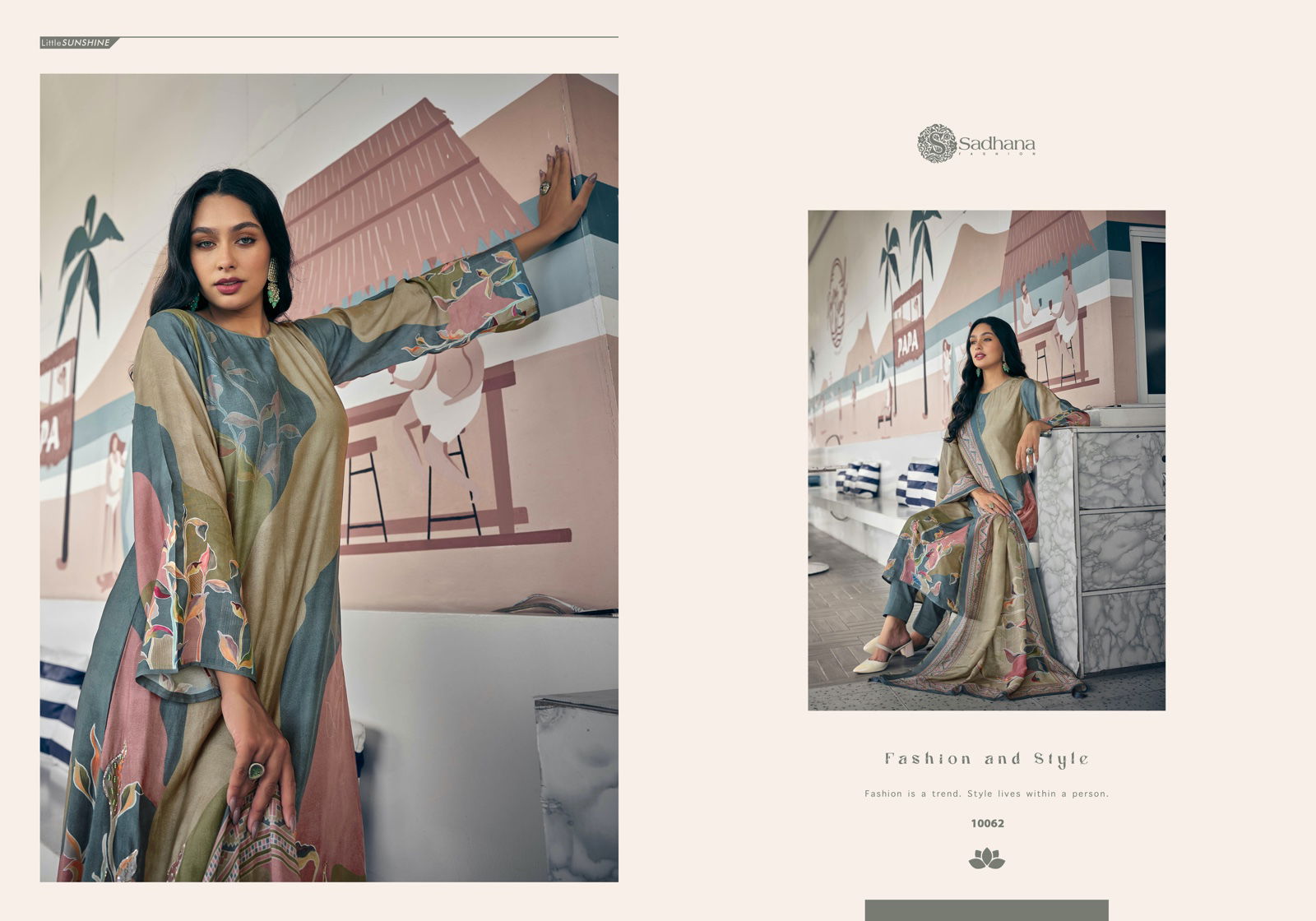 Anahat By Sadhana Muslin Silk Digital Printed Dress Material Wholesale Shop In Surat